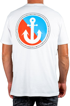 ANCHOR UP TEE - White