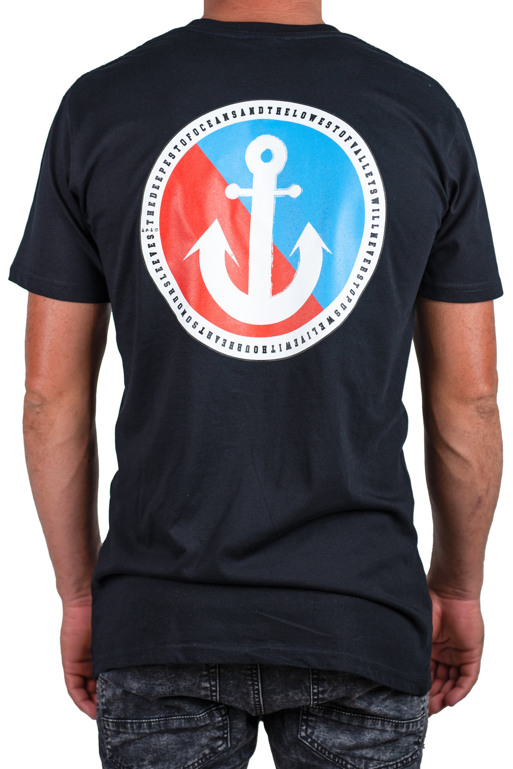 ANCHOR UP TEE - Black